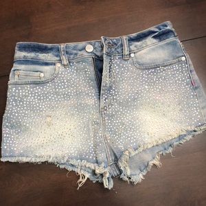 Victoria’s Secret PINK Rhinestone Cheeky Shorts